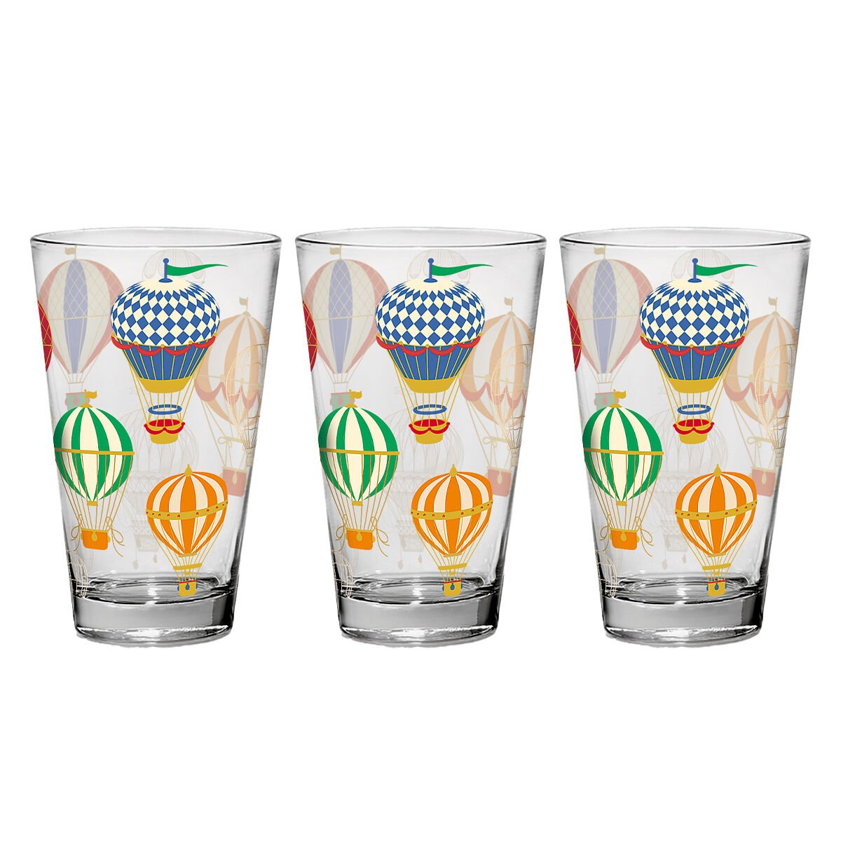 Cerve Mongolfiere 3’lü Meşrubat Bardağı 310cc.