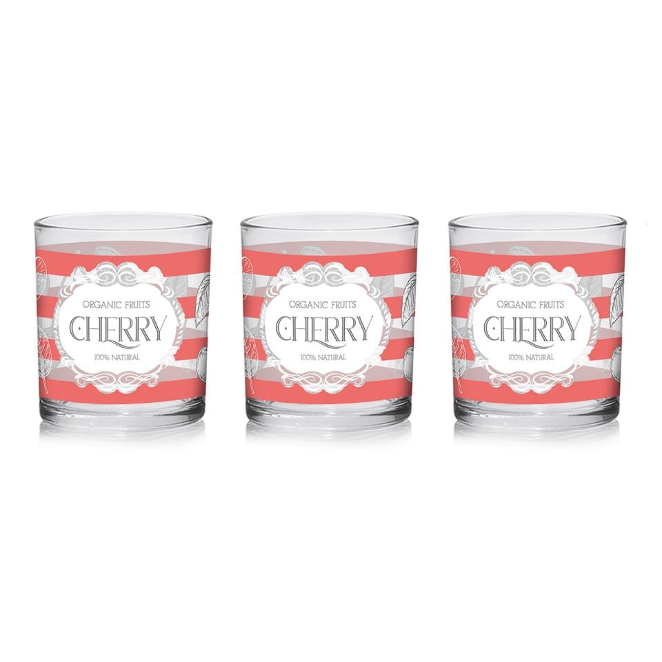 Cerve Season Cherry 3’lü Su Bardağı 220cc.