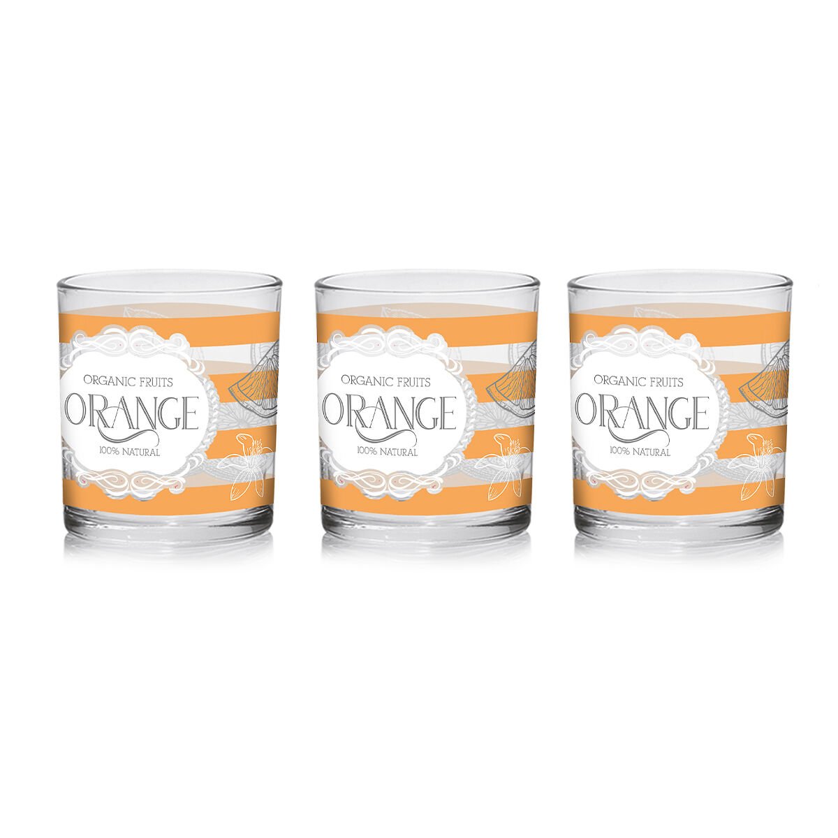 Cerve Season Orange 3’lü Su Bardağı 220cc