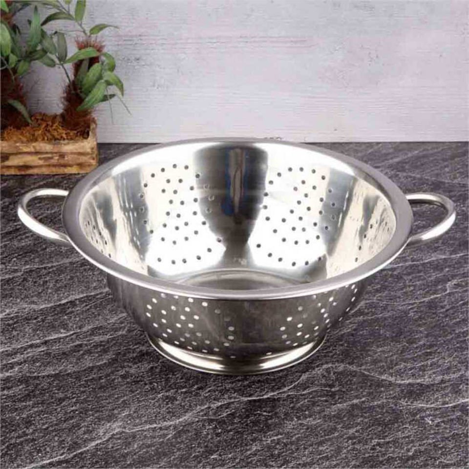 Lia Makarna Süzgeci Çelik - 24 Cm