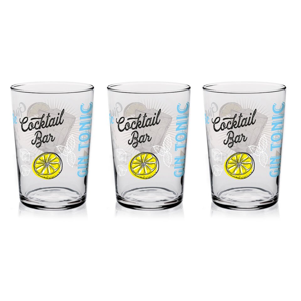 Cerve Drink 3’lü Meşrubat Bardağı 510cc.