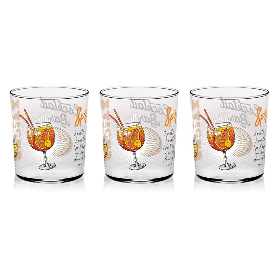 Cerve Drink 3’lü Su Bardağı 360cc.