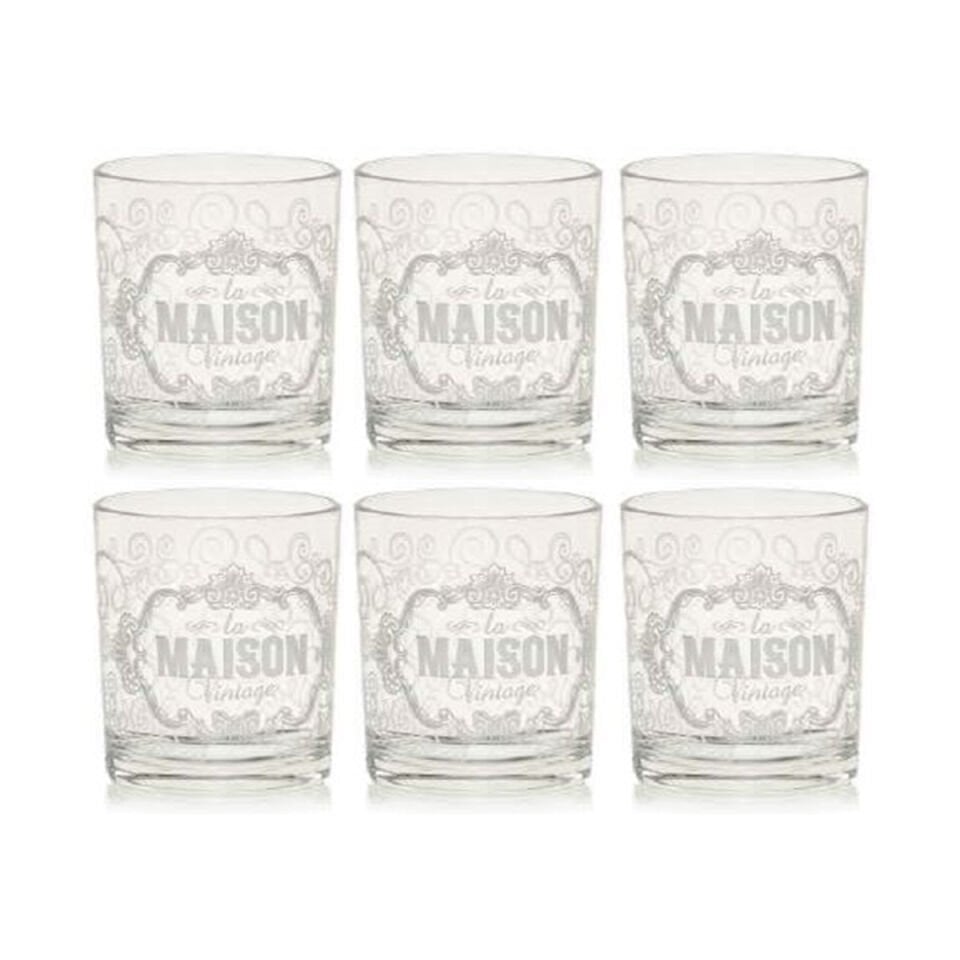 Cerve La Maison Vintage 6’lı Su Bardağı 220cc.