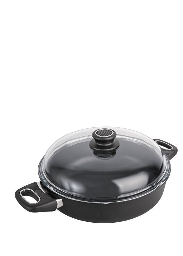 Gastrolux Döküm Siyah 3 Parça Alüminyum Döküm Tencere ve Tava Seti