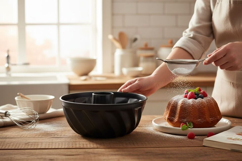 KAUFMANN BORULU KEK KALIBI 22 CM