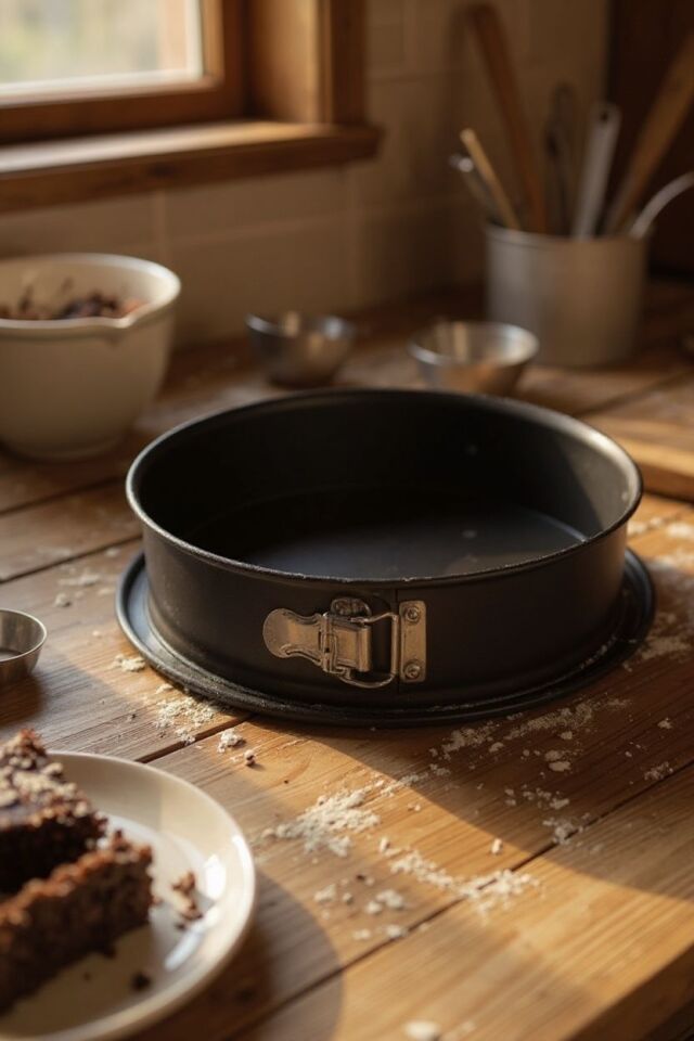 KAUFMANN DÜZ & GENİŞ TABAN KELEPÇELİ KEK KALIBI 28 CM