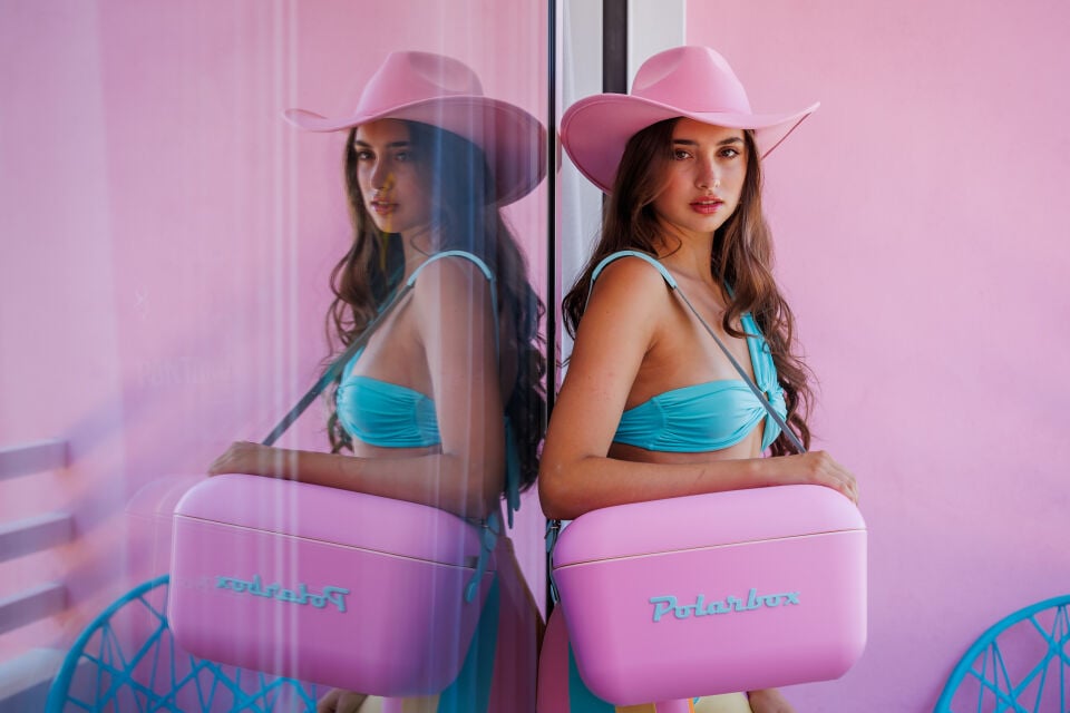 Polarbox Bubblegum Pink - Cyan Pop 20L Termo Çanta