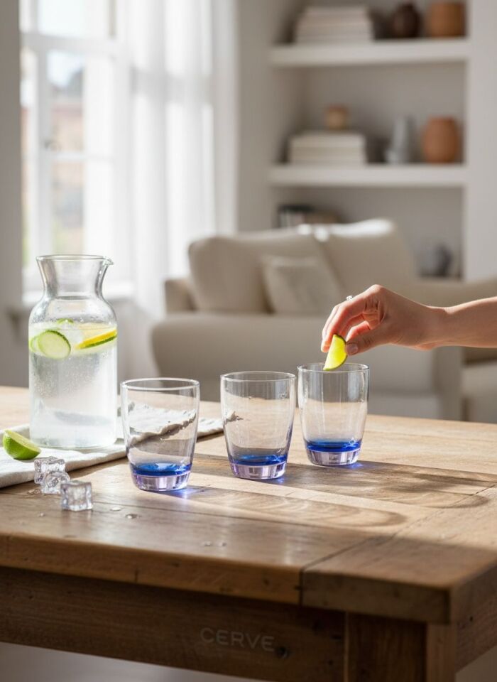 Cerve Sound Blue Su Bardağı 300 CC 6 Parça