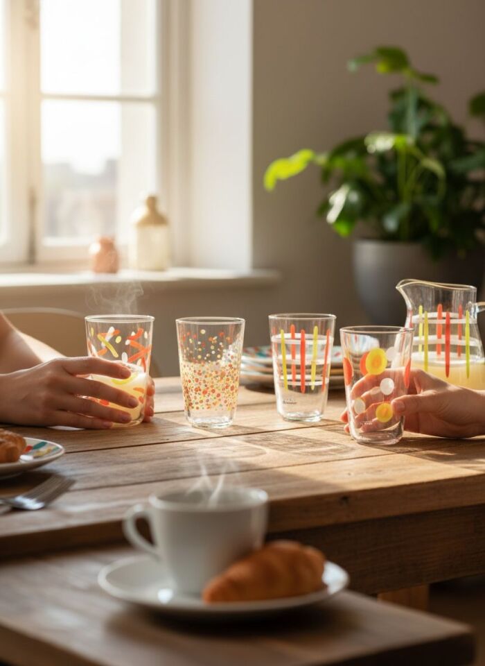 Cerve Mood Gioia 400 CC Meşrubat Bardağı 4 Parça