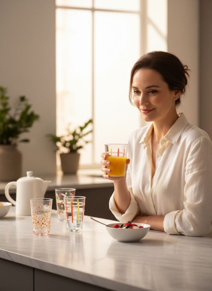 Cerve Mood Gioia 400 CC Meşrubat Bardağı 4 Parça