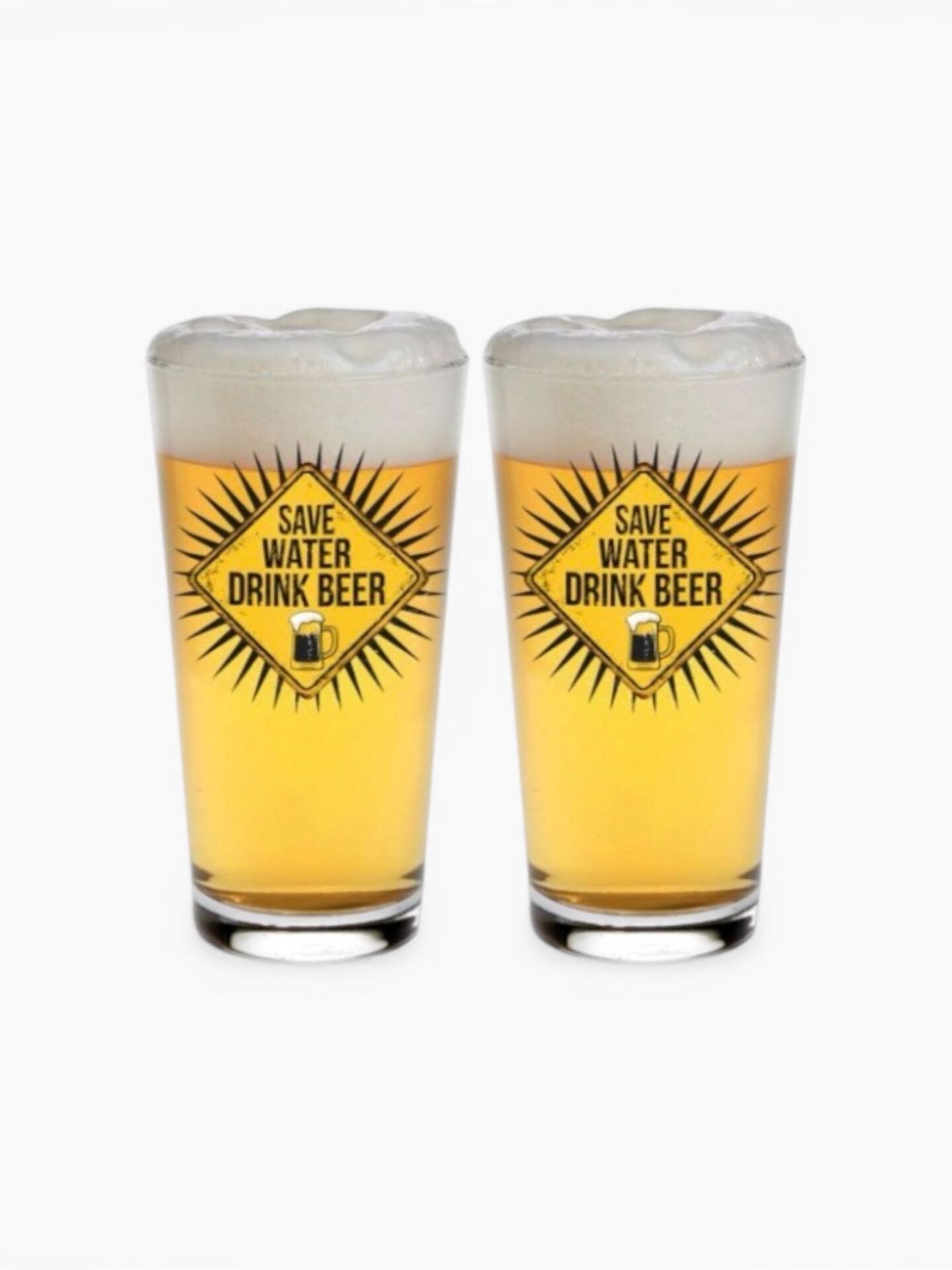 Cerve Save Water 380 CC Bira Bardağı 2 Parça