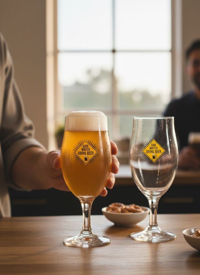 Cerve Save Water 0.4 LT Bira Bardağı 2 Parça