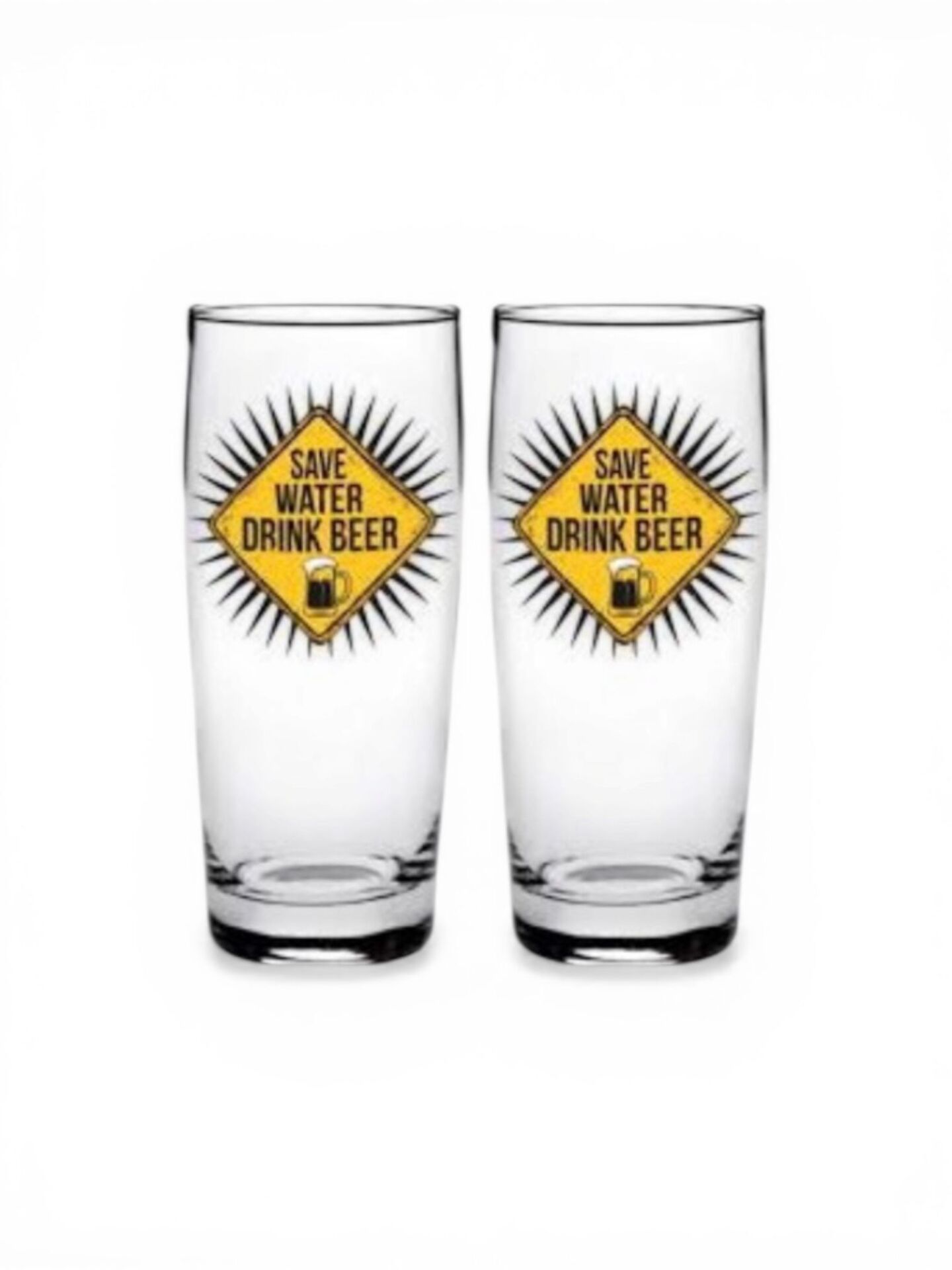 Cerve Save Water 490 CC Bira Bardağı 2 Parça