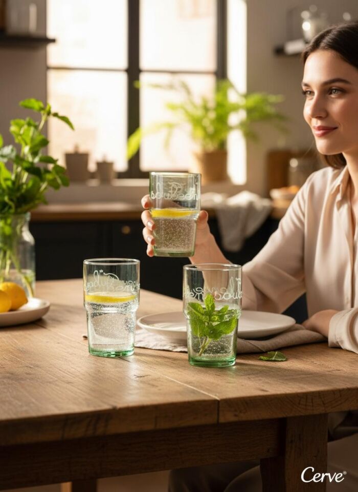Cerve Green Soul Meşrubat Bardağı 440 CC 3 Parça