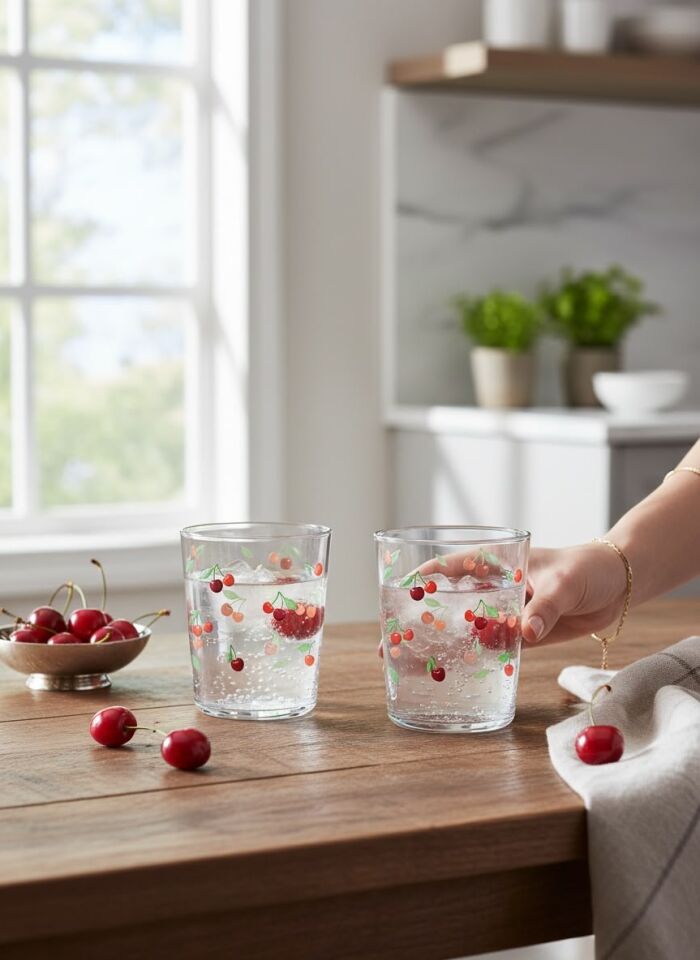 Cerve CHERRY Su Bardağı Seti 315 CC 3 Parça