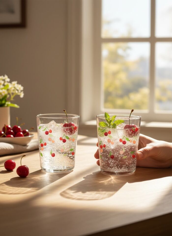 Cerve CHERRY Su Bardağı Seti 315 CC 3 Parça
