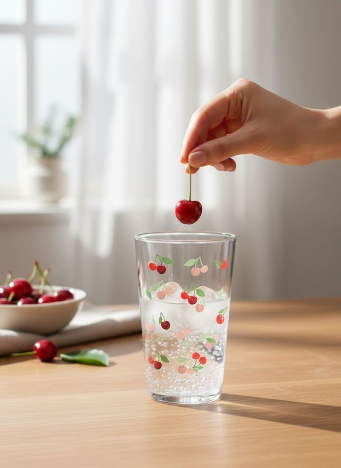Cerve Cherry Meşrubat Bardağı Seti 3 Parça 400 CC