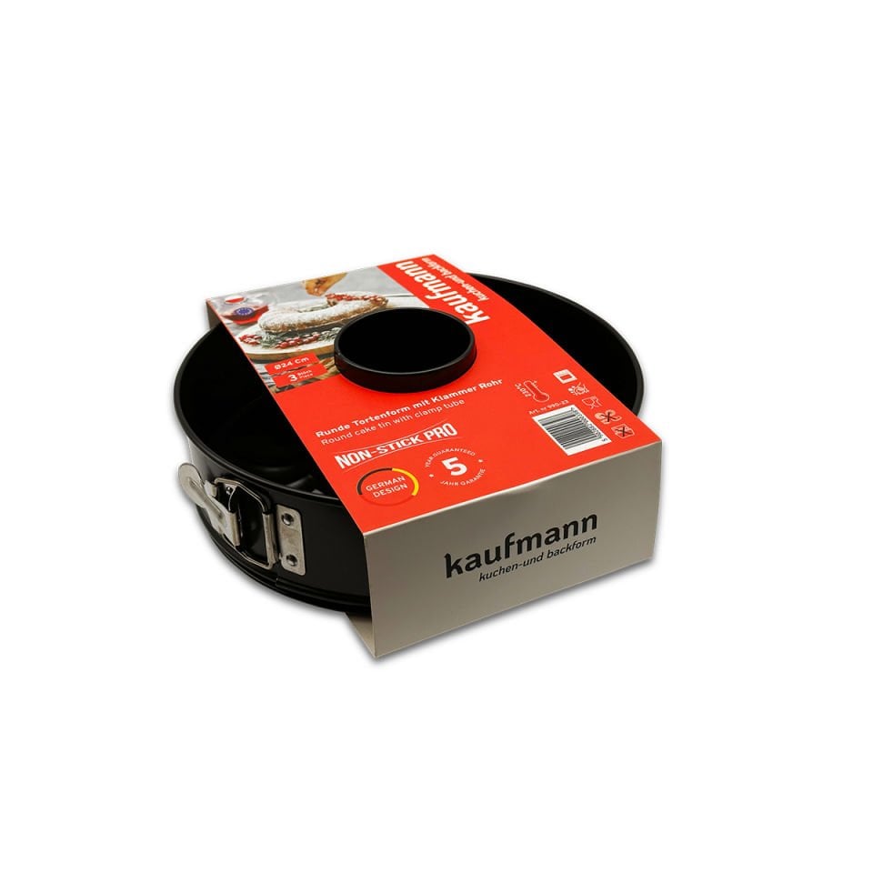 Kaufmann Classic Kelepçeli 2 Taban Non-Stick Kek Kalıbı 24 cm