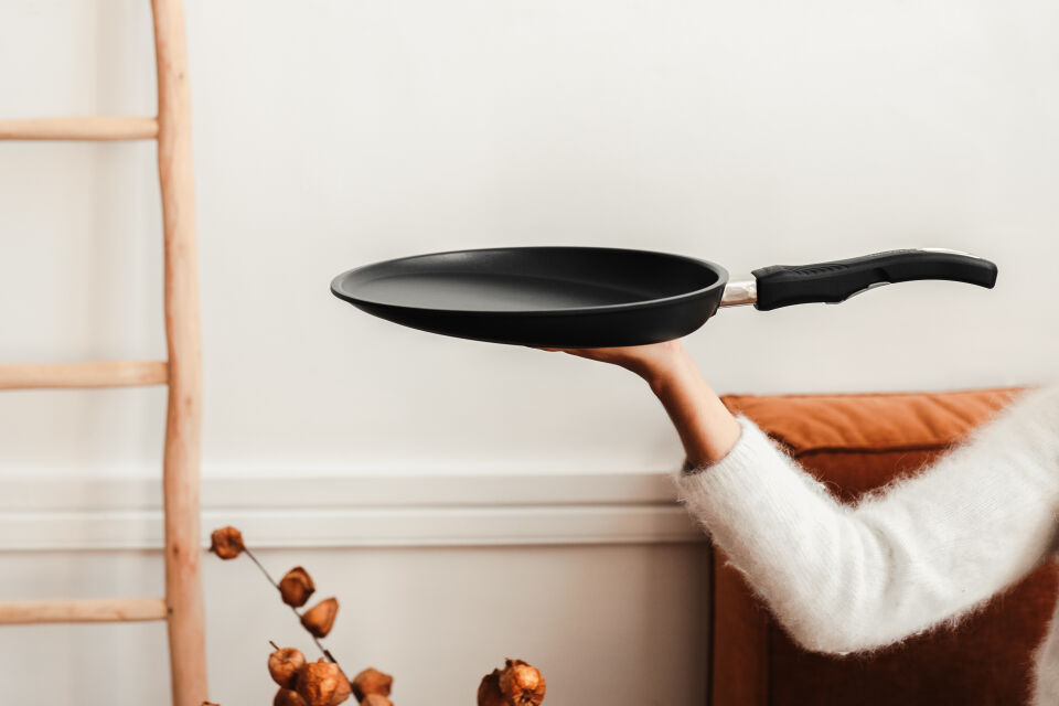 GASTROLUX EVO INDUCTION 28 cm çıkarılabilir kulp krep tavası