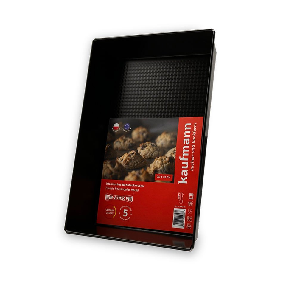 Kaufmann Classic Dikdörtgen Fırın Tepsisi ve Kek Kalıbı 36x24x6