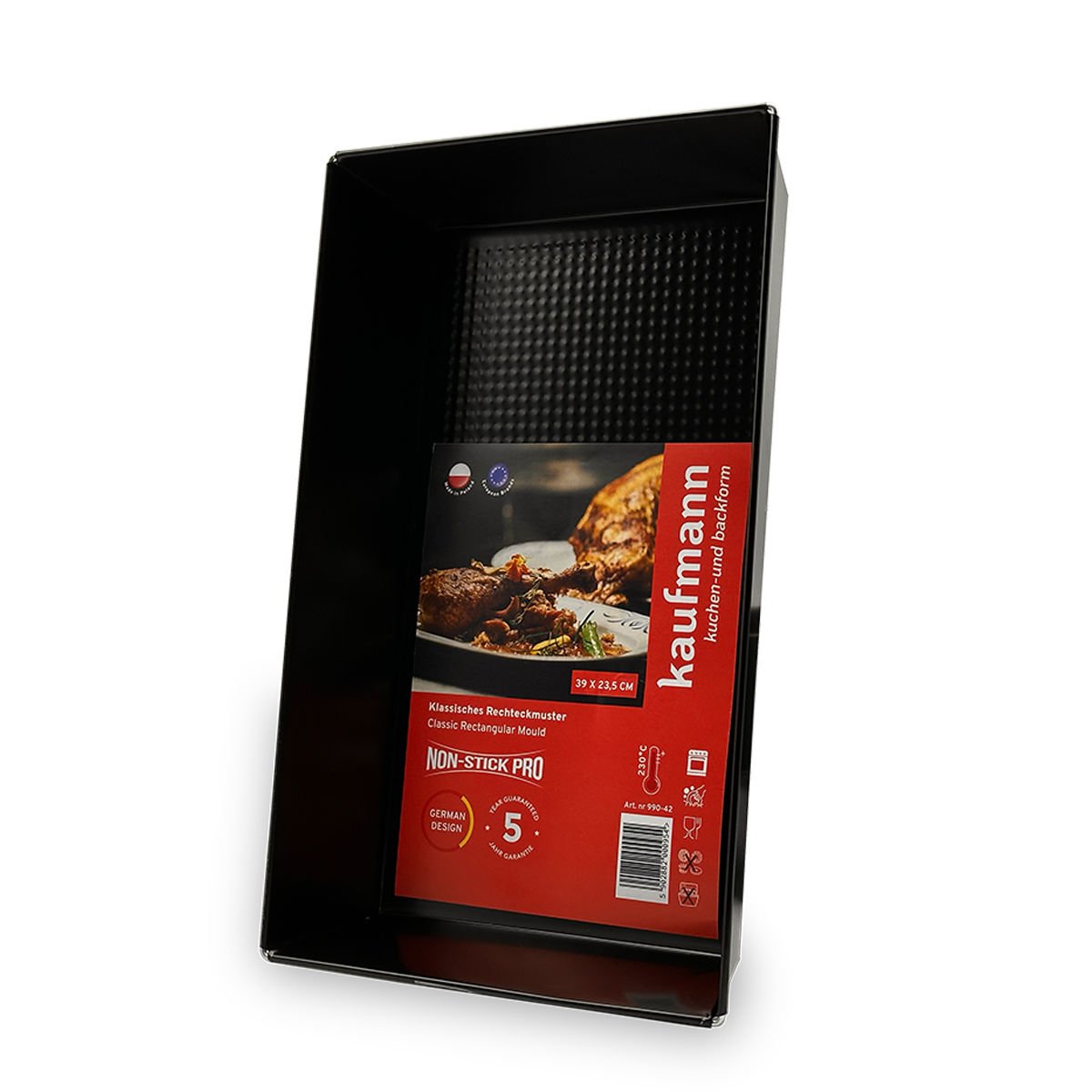 Kaufmann Classic Dikdörtgen Fırın Tepsisi ve Kek Kalıbı 39x23,5x7