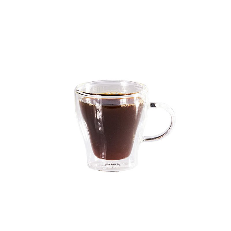 Lia Çift Cidarlı Kulplu Expresso Bardak 80 ml