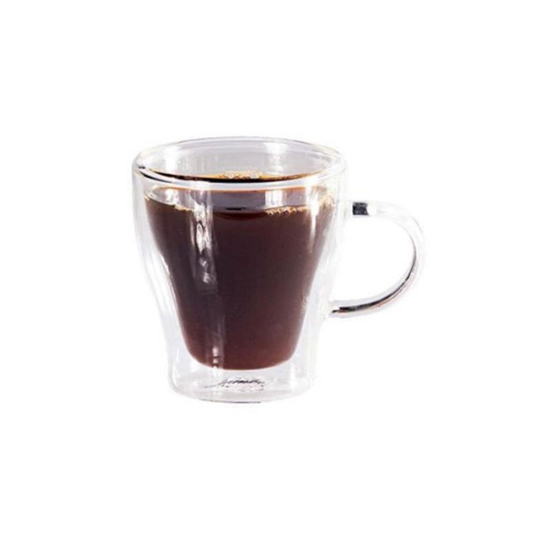 Lia Çift Cidarlı Kulplu Bardak 250 ml