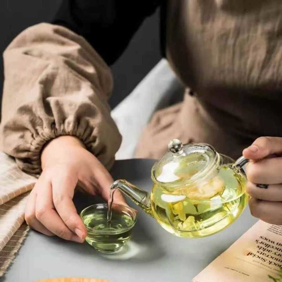 Lia Cam Demlik 250 ml - Cam Süzgeç