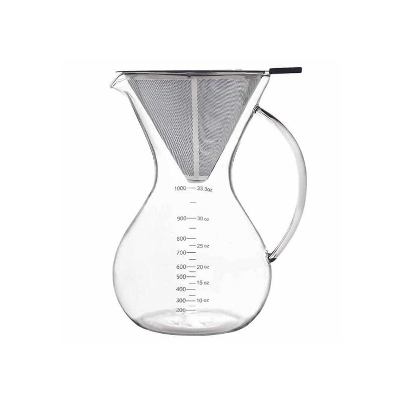 Lia Cam Kahve Demleme-Filitreli 1000 ml