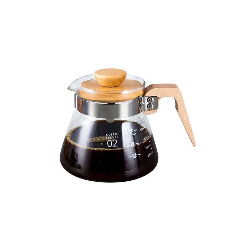 Lia Kahve Sürahisi Ahşap Sap - 600 ml