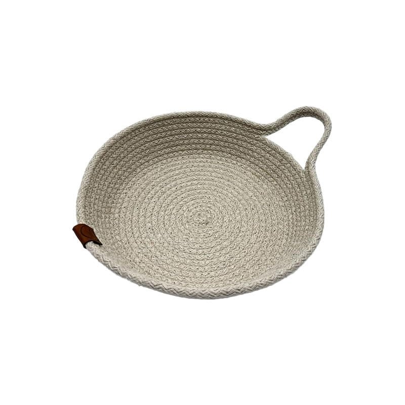 Lia Jüt Tek Kulplu Organizer Ekru 21 cm