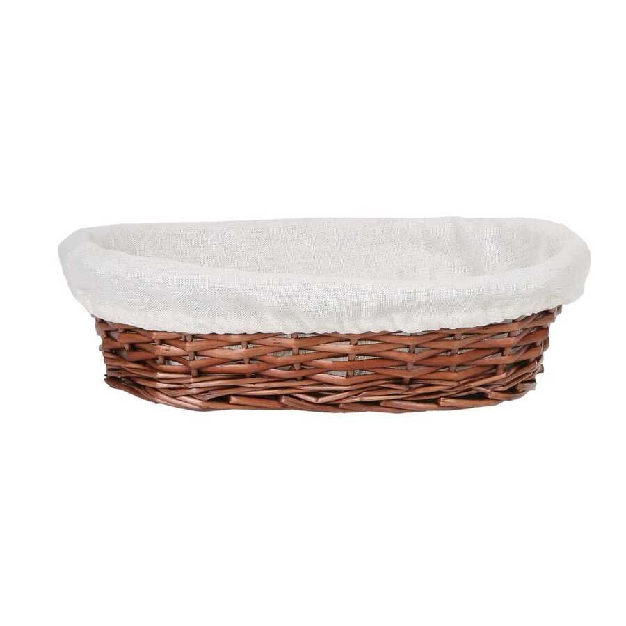 Lia Hasır Bezli Oval Sepet 24 Cm