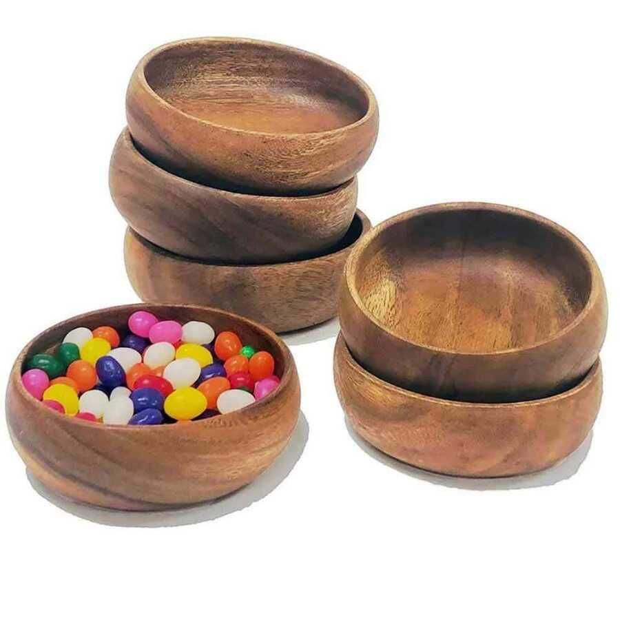 Lia Acacia Kuruyemişlik 10 cm Yuvarlak