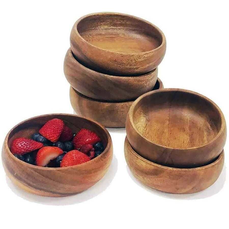 Lia Acacia Kuruyemişlik 12 cm Yuvarlak