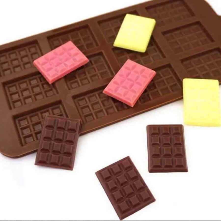 Lia Çikolata Kalıbı - Silikon - Mini Tablet
