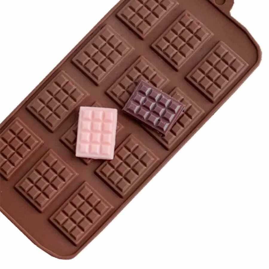 Lia Çikolata Kalıbı - Silikon - Mini Tablet