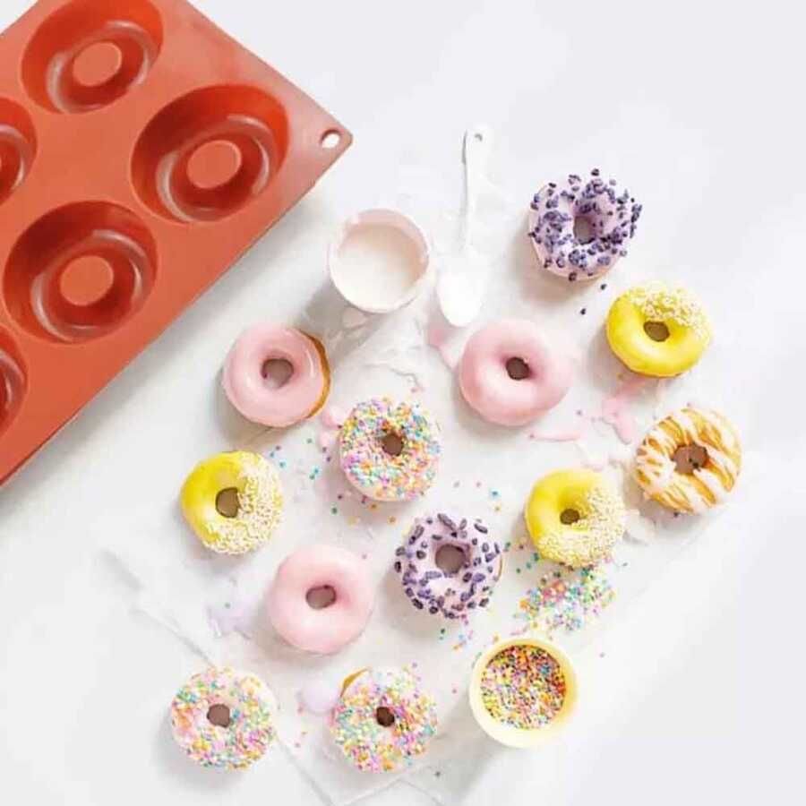 Lia Çikolata Kalıbı - Silikon - Donut
