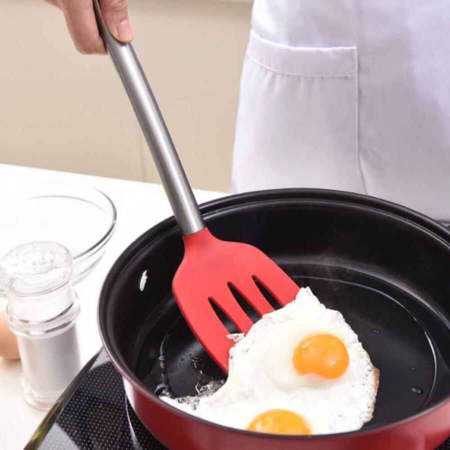 Lia Silikon Spatula Kırmızı 35 cm