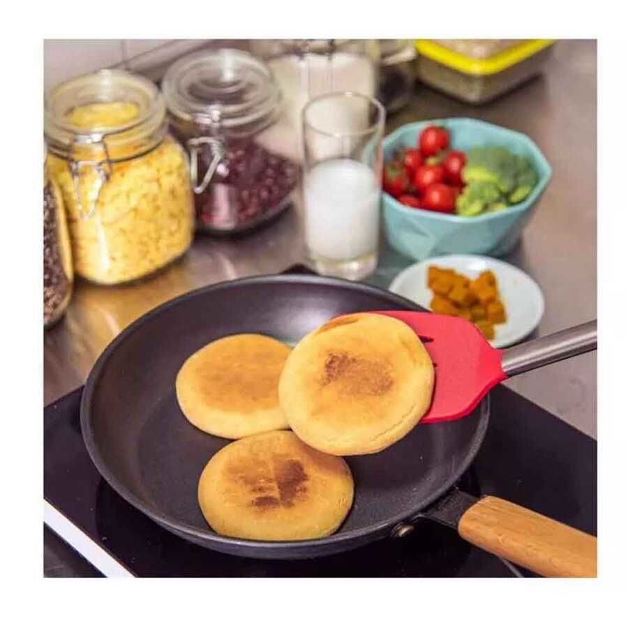 Lia Silikon Spatula Kırmızı 35 cm