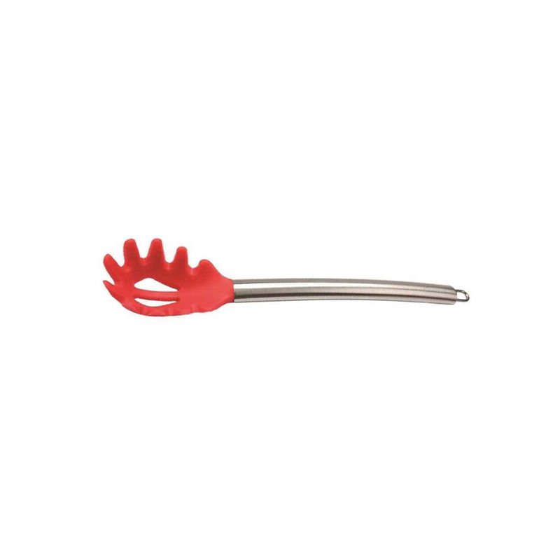 Lia Silikon Spagetti Kaşığı Kırmızı 32 cm