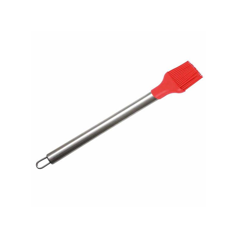 Lia Silikon Fırça-Çelik Sap Kırmızı 31,5 cm
