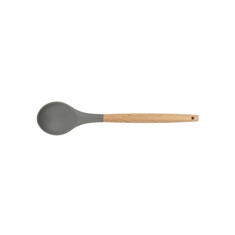 Lia Silikon Kaşık Ahşap Sap 31 cm